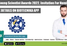CSIR Young Scientist Awards 2022, Invitation For Nomination CSIR-Young Scientist Awards 2022