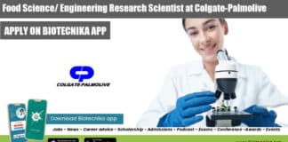 Colgate-Palmolive Research Scientist