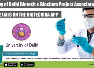 Delhi University Project Associate