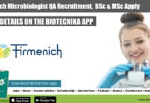 Firmenich Microbiologist QA Recruitment, Online Applications Firmenich Microbiologist QA