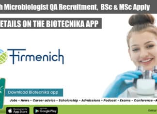 Firmenich Microbiologist QA