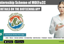 Govt Internship Scheme of Ministry of Environment, Forest and Climate Change Govt MoEF&CC Internship