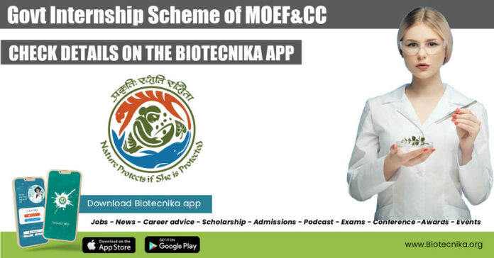 Govt MoEF&CC Internship