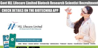 HLL Biotech Research Scientist
