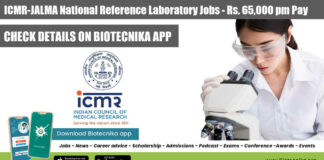 ICMR-JALMA NRL Recruitment