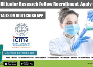 ICMR-NIIH JRF Recruitment