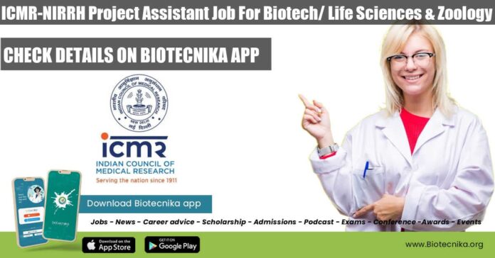 ICMR-NIRRH Assistant Job