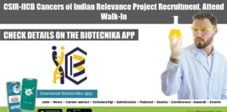 IICB Project Associate Vacancy