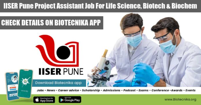 IISER Pune PA Vacancy