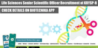 Life Sciences Senior Scientific