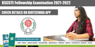 KSCSTE Fellowship Examination