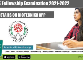 KSCSTE Fellowship Examination