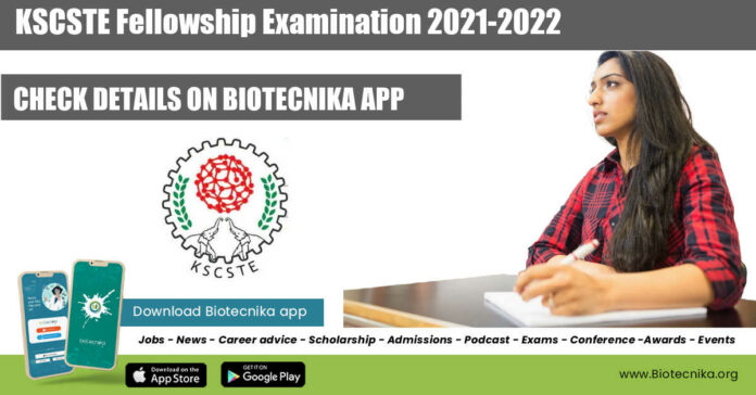 KSCSTE Fellowship Examination