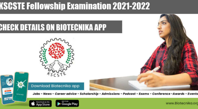 KSCSTE Fellowship Examination