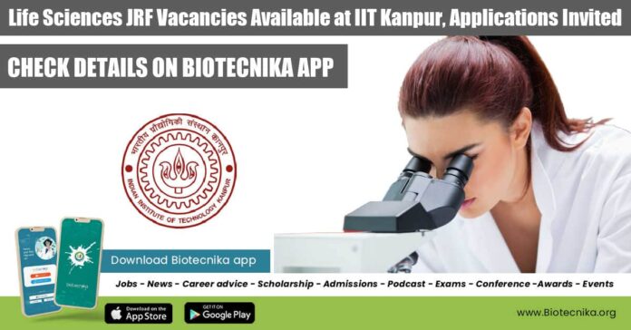 Life Sciences JRF Vacancies