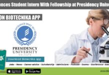 Life Sciences Student Intern