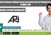 MACS-ARI Pune Project Assistant