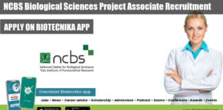 NCBS Biological Sciences Project