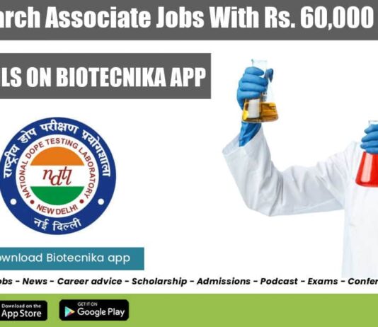 NDTL Research Associate Jobs