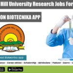 North-Eastern Hill University Research Jobs For MSc & PhD North-Eastern Hill University Research