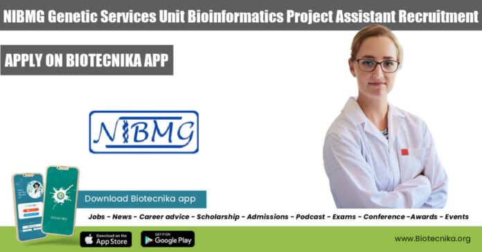 NIBMG Project Assistant Job