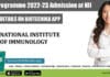 PhD Programme 2022-23 Admission at National Institute of Immunology (NII) NII PhD Admission 2022-2023