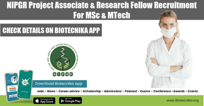 NIPGR Project Associate &