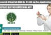 NIPGR Research Officer Job With Rs. 91,000 pm Pay, Applications Invited NIPGR Research Officer