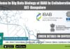 PG Diploma In Big Data Biology at IBAB In Collaboration With IIIT-Bangalore