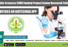 PGIMER Life Sciences ICMR Funded Project Senior Research Fellow Recruitment PGIMER Chandigarh Life Sciences