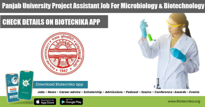 Panjab University Project Assistant