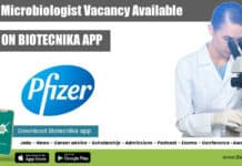 Pfizer Microbiologist Vacancy Available, Online Application Process Pfizer Microbiologist Vacancy Available