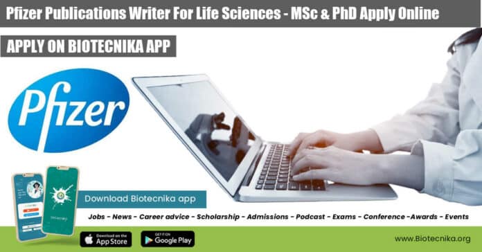 Pfizer Publications Writer