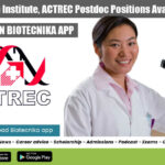 Postdoc Jobs ACTREC CRI