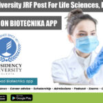 Presidency University JRF Post For Life Sciences, Biotech Presidency University JRF Post