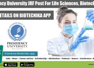 Presidency University JRF Post
