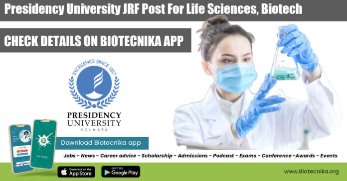 Presidency University JRF Post