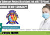 MSc Life Sciences Project Assistant Job at BITS Pilani, Applications Invited Project Assistant Job Life