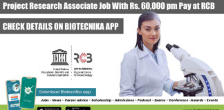 Project Research Associate Job