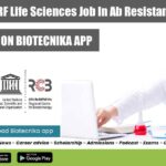 RCB Project-SRF Life Sciences