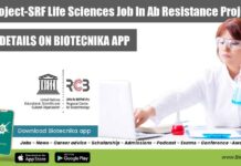 RCB Project-SRF Life Sciences Job In Antibiotic Resistance Project RCB Project-SRF Life Sciences