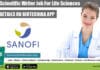Sanofi Scientific Writer Job For Life Sciences, Apply Online Sanofi Scientific Writer Job