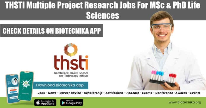 THSTI Project Vacancies Recruitment