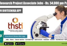 THSTI Research Project Associate