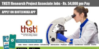 THSTI Research Project Associate