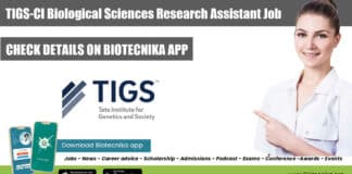 TIGS-CI Biological Sciences Research