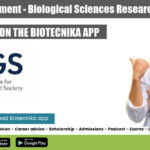 TIGS-CI Recruitment – Biological Sciences Research Assistant Position TIGS-CI Recruitment