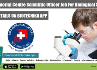 TMC Scientific Officer Jobs