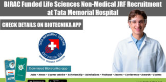TMC TMH JRF Job