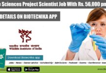 WII Life Sciences Project Scientist Job With Rs. 56,000 pm Pay WII Life Sciences